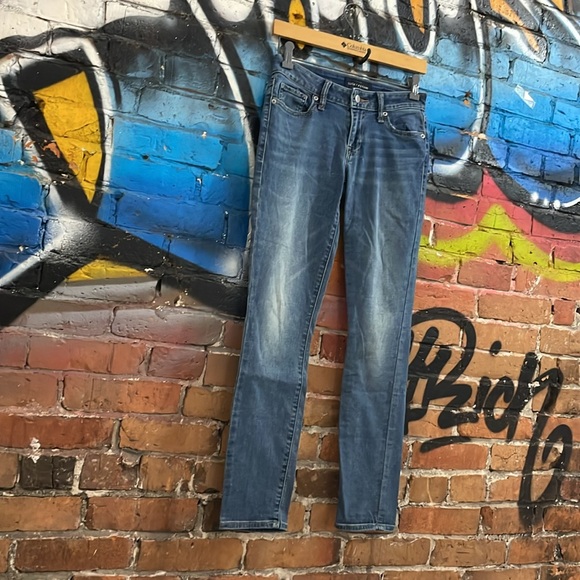LUCKY BRAND-women’s blue cotton blend denim LOLITA SKINNY leg jeans - Picture 3 of 10